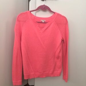 Gap scoop neck sweater hot pink